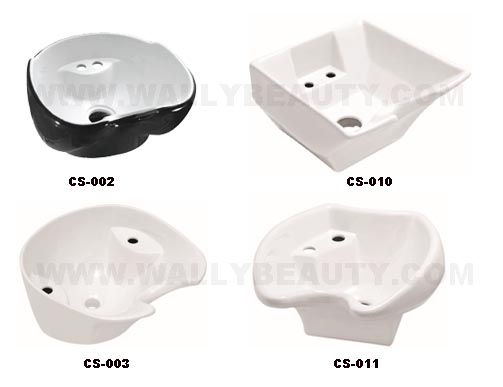 Ceramic shampoo bowl