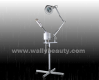 Facial steamer with magnifying lamp