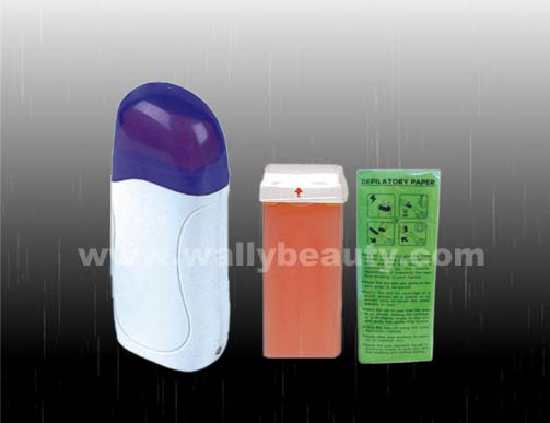 Depilatory wax heater