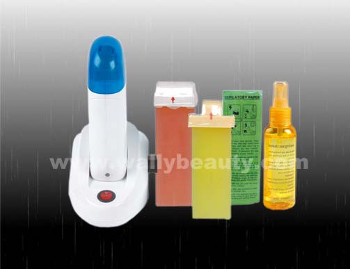 Depilatory wax heater