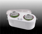 Depilatory wax heater