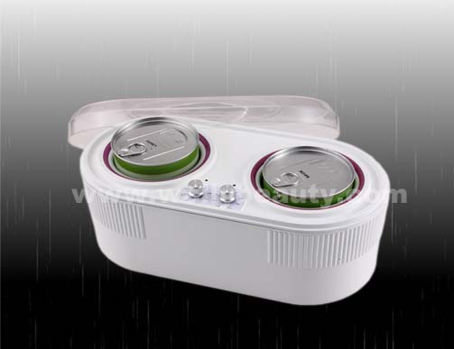 Depilatory wax heater