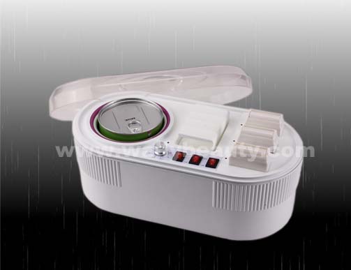 Depilatory wax heater