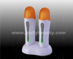 Depilatory wax heater