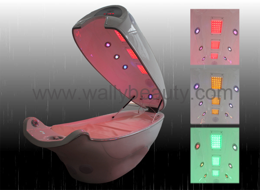 4 colors led light spa capsule for body rejuvenation & slimming