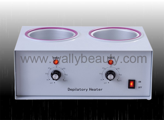 Double pots depilatory wax heater